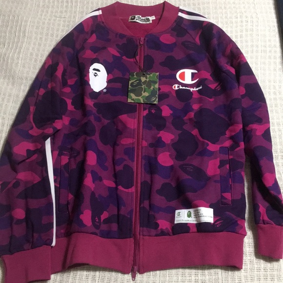 bape track jacket